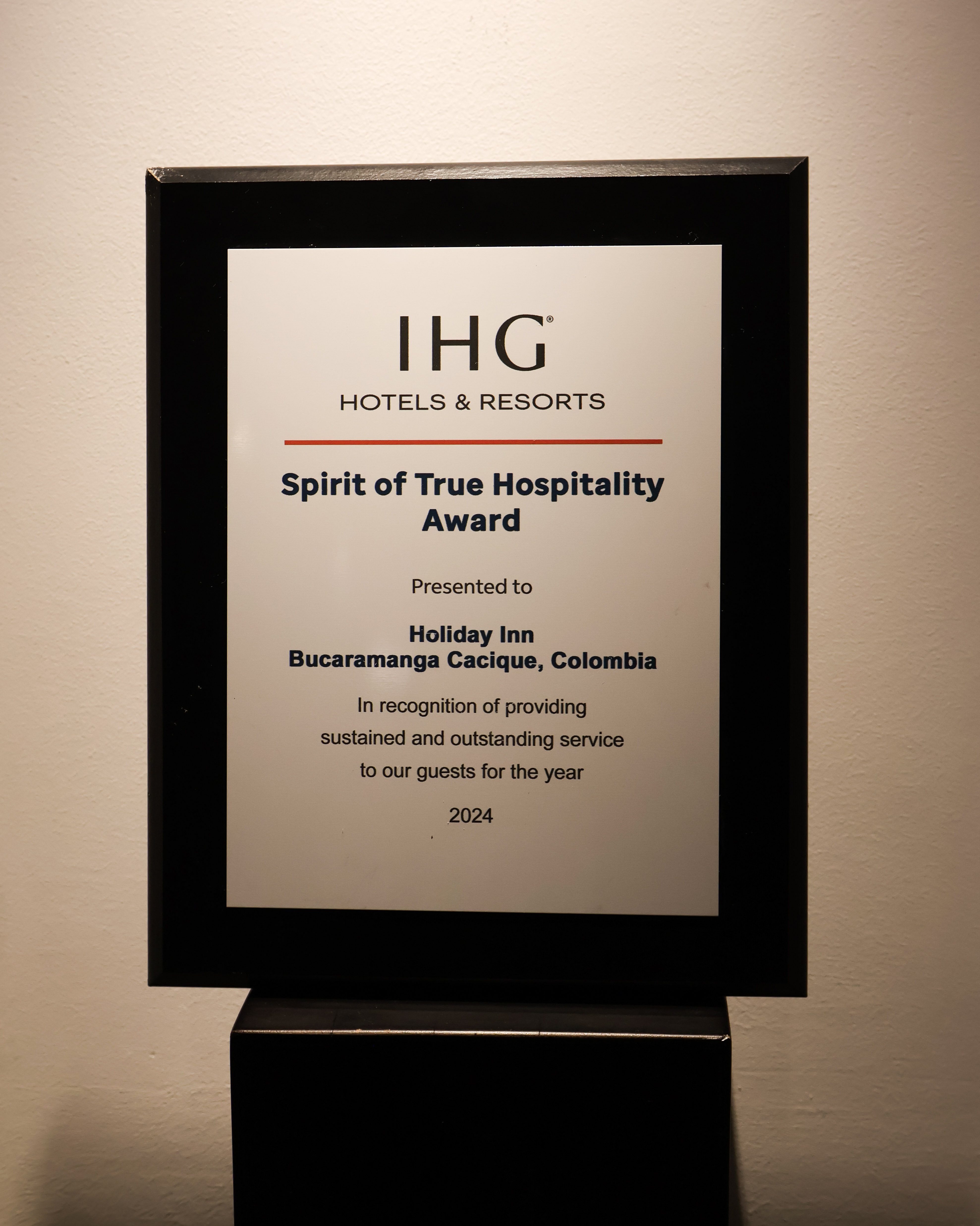 Spirit of True Hospitality Award 2024