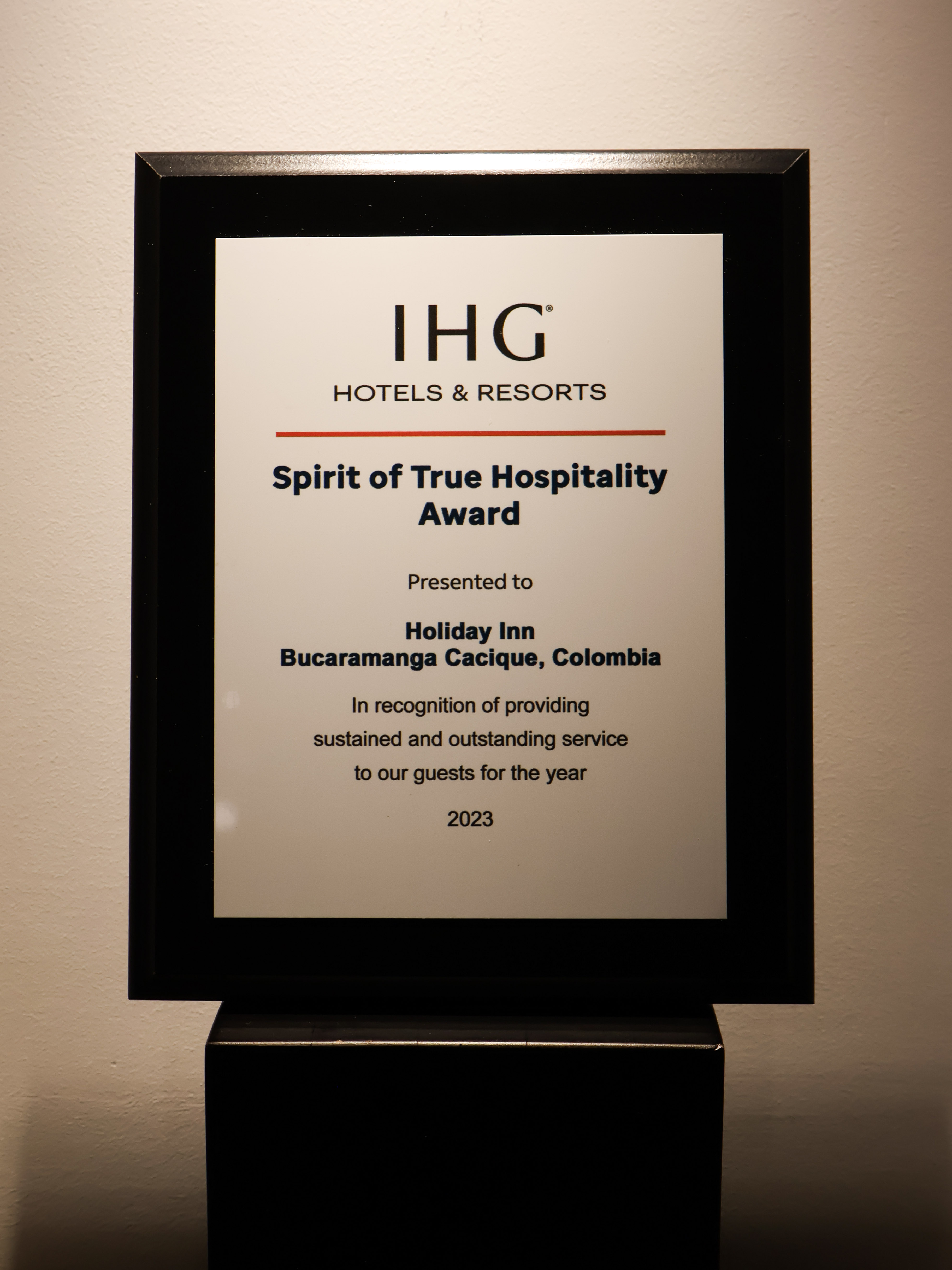 Spirit of True Hospitality Award 2023