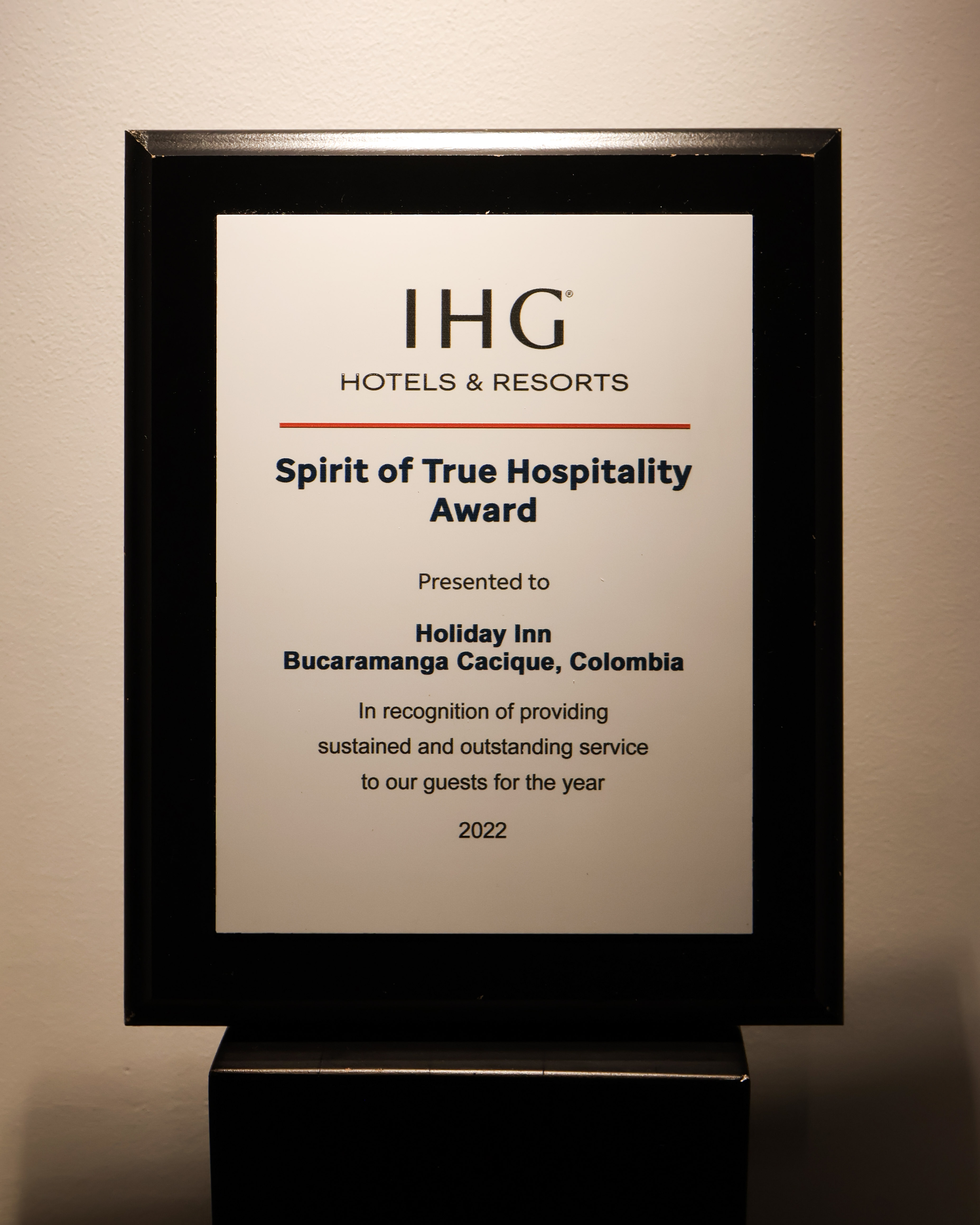 Spirit of True Hospitality Award 2022